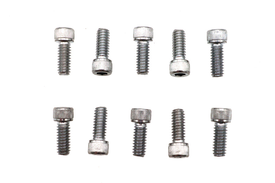 Allen Socket Cap Bolt Knurled Chrome 1/4 inch X 5/8 inch