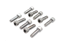 Load image into Gallery viewer, Allen Socket Cap Bolt Knurled Chrome 1/4 inch X 3/4 inch