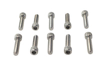 Load image into Gallery viewer, Allen Socket Cap Bolt Knurled Chrome 1/4 inch X 7/8 inch