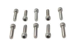Allen Socket Cap Bolt Knurled Chrome 1/4 inch X 7/8 inch