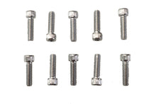 Load image into Gallery viewer, Allen Socket Cap Bolt Knurled Chrome 1/4 inch X 7/8 inch