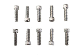 Allen Socket Cap Bolt Knurled Chrome 1/4 inch X 7/8 inch