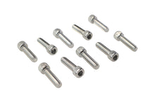 Load image into Gallery viewer, Allen Socket Cap Bolt Knurled Chrome 1/4 inch X 7/8 inch