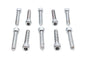 Allen Socket Cap Bolt Knurled Chrome 1/4 inch X 1-1/4 inch