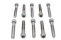 Allen Socket Cap Bolt Knurled Chrome 1/4 inch X 1-1/2 inch