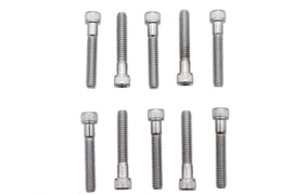 Allen Socket Cap Bolt Knurled Chrome 1/4 inch X 1-1/2 inch