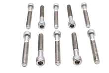 Load image into Gallery viewer, Allen Socket Cap Bolt Knurled Chrome 1/4 inch X 1-3/4 inch