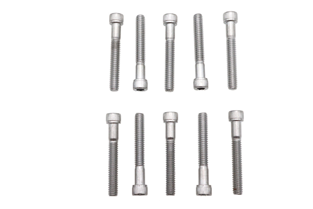 Allen Socket Cap Bolt Knurled Chrome 1/4 inch X 1-3/4 inch
