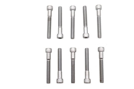Allen Socket Cap Bolt Knurled Chrome 1/4 inch X 1-3/4 inch