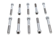 Load image into Gallery viewer, Allen Socket Cap Bolt Knurled Chrome 1/4 inch X 2 inch