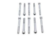 Load image into Gallery viewer, Allen Socket Cap Bolt Knurled Chrome 1/4 inch-20 X 2-1/4 inc