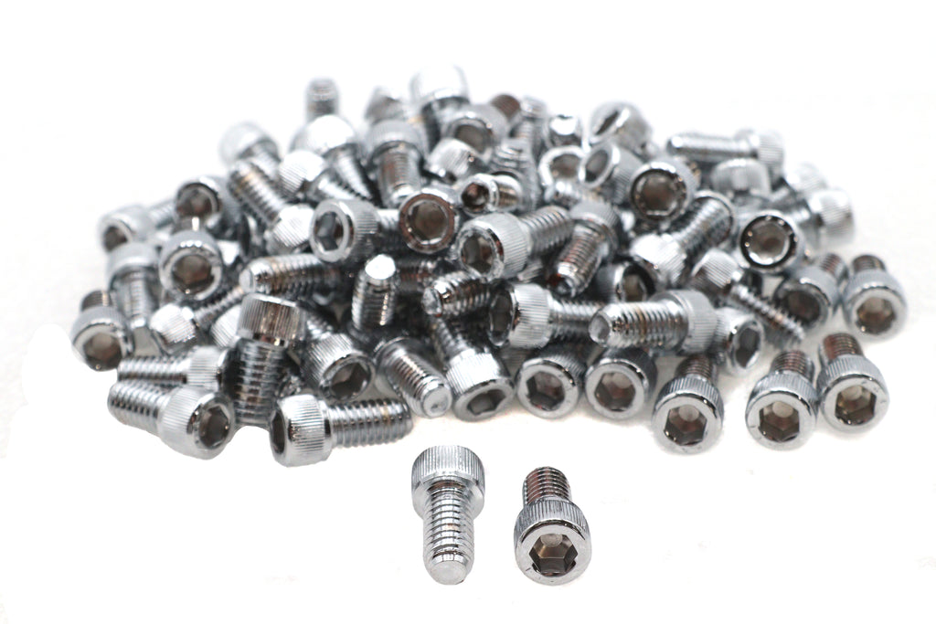 Allen Socket Cap Bolt Knurled Chrome 5/16 inch X 5/8 inch