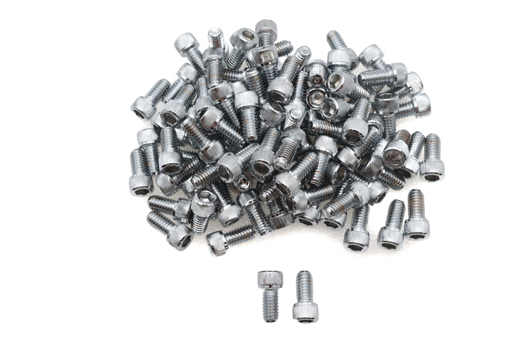 Allen Socket Cap Bolt Knurled Chrome 5/16 inch X 5/8 inch
