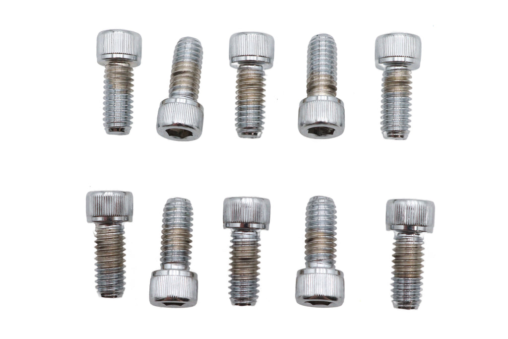 Allen Socket Cap Bolt Knurled Chrome 5/16 inch X 3/4 inch