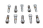 Allen Socket Cap Bolt Knurled Chrome 5/16 inch X 1 inch