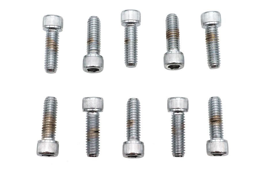 Allen Socket Cap Bolt Knurled Chrome 5/16 inch X 1 inch