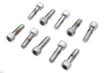 Load image into Gallery viewer, Allen Socket Cap Bolt Knurled Chrome 5/16 inch X 1 inch