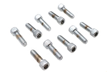 Load image into Gallery viewer, Allen Socket Cap Bolt Knurled Chrome 5/16 inch X 1 inch