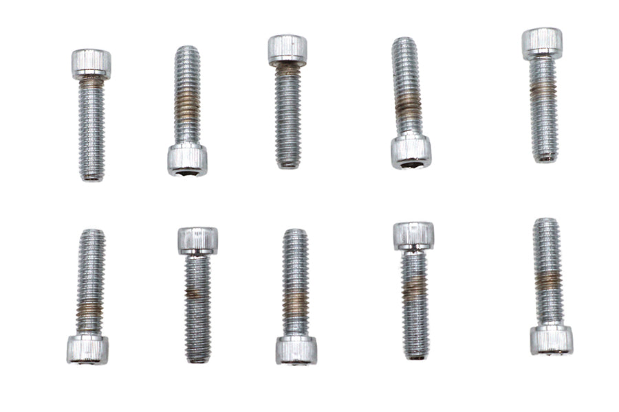 Allen Socket Cap Bolt Knurled Chrome 5/16 inch X 1-1/4 inch