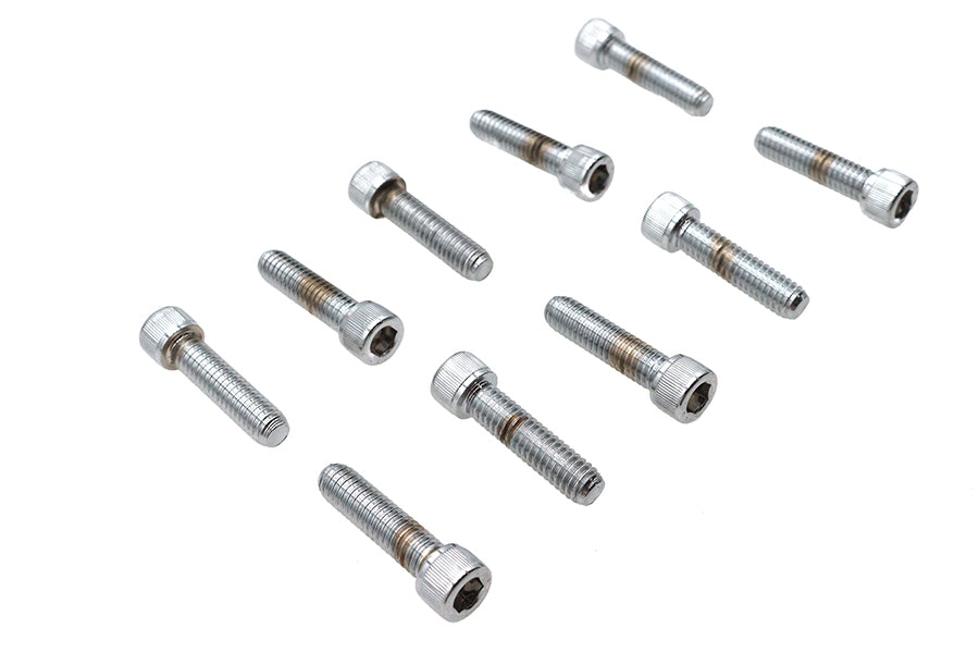 Allen Socket Cap Bolt Knurled Chrome 5/16 inch X 1-1/4 inch