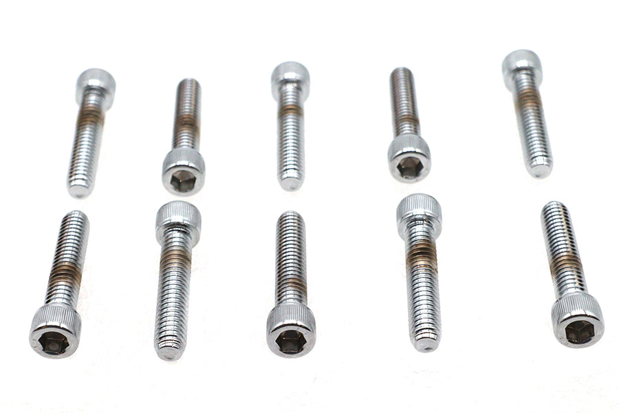 Allen Socket Cap Bolt Knurled Chrome 5/16 inch X 1-1/2 inch