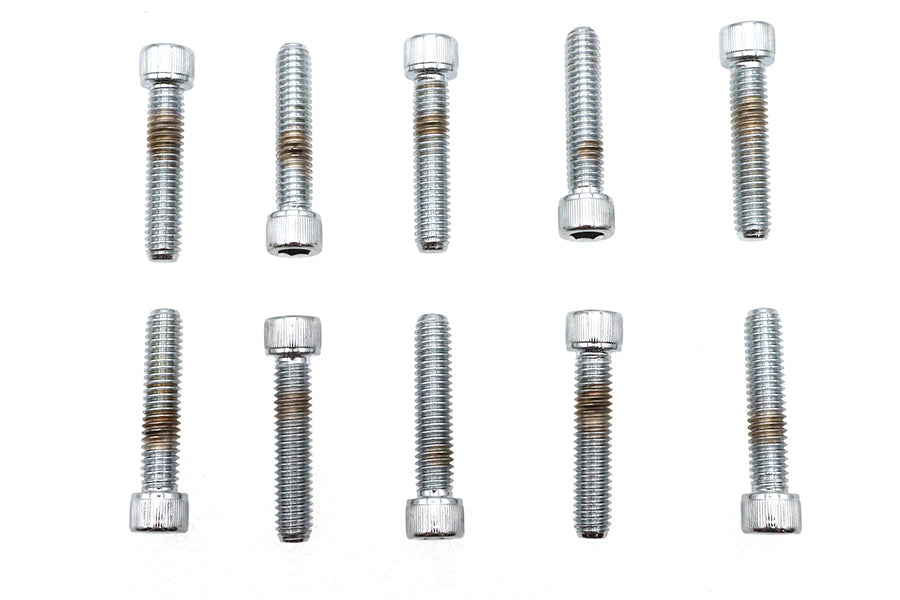 Allen Socket Cap Bolt Knurled Chrome 5/16 inch X 1-1/2 inch