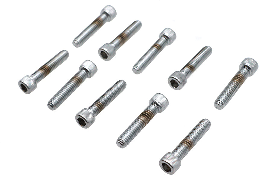 Allen Socket Cap Bolt Knurled Chrome 5/16 inch X 1-1/2 inch