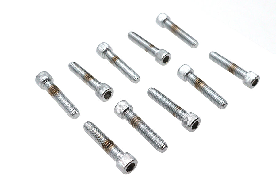Allen Socket Cap Bolt Knurled Chrome 5/16 inch X 1-1/2 inch