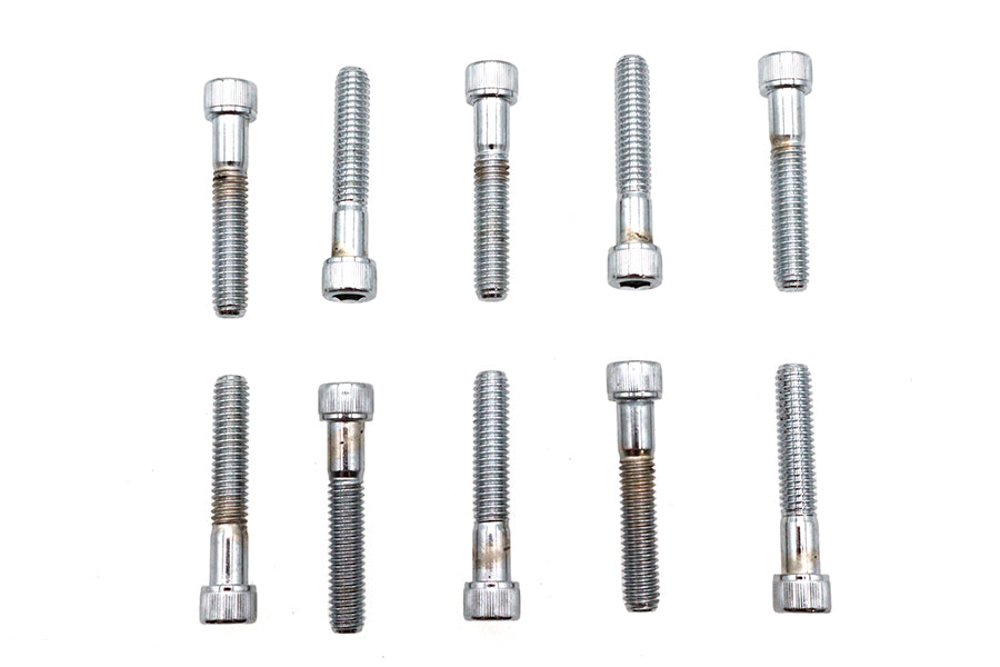 Allen Socket Cap Bolt Knurled Chrome 5/16-18 inch X 1-3/4 in