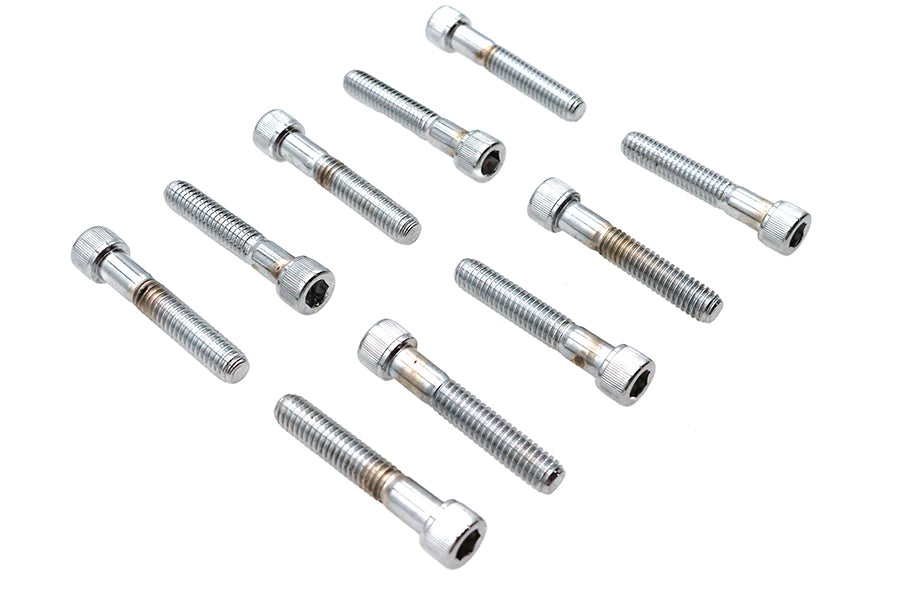 Allen Socket Cap Bolt Knurled Chrome 5/16-18 inch X 1-3/4 in