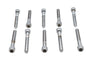 Allen Socket Cap Bolt Knurled Chrome 5/16-18 inch X 2 inch