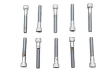 Load image into Gallery viewer, Allen Socket Cap Bolt Knurled Chrome 5/16-18 inch X 2 inch