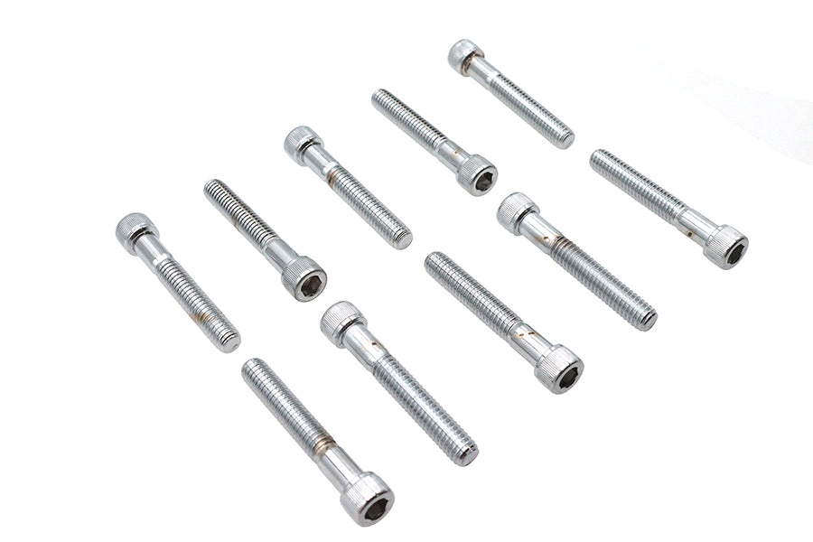 Allen Socket Cap Bolt Knurled Chrome 5/16-18 inch X 2 inch