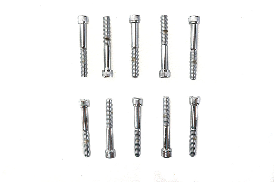 Allen Socket Cap Bolt Knurled Chrome 5/16-18 inch X 2-1/4 in