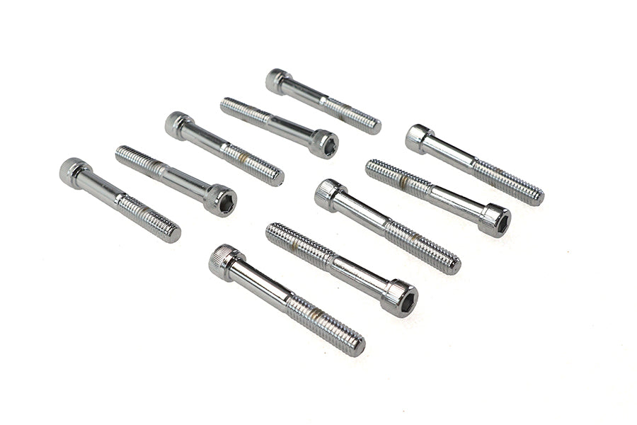 Allen Socket Cap Bolt Knurled Chrome 5/16-18 inch X 2-1/4 in