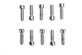 Allen Socket Cap Bolt Knurled Chrome 3/8 inch X 1-1/4 inch