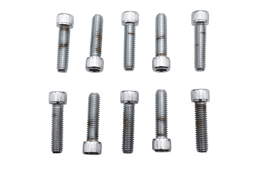 Allen Socket Cap Bolt Knurled Chrome 3/8 inch X 1-1/2 inch