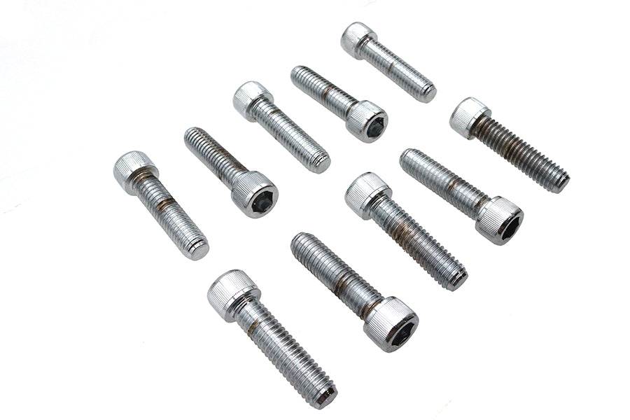 Allen Socket Cap Bolt Knurled Chrome 3/8 inch X 1-1/2 inch