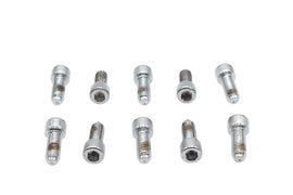 Allen Socket Cap Bolt Knurled Chrome 1/4 inch x 5/8 inch