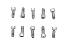 Load image into Gallery viewer, Allen Socket Cap Bolt Knurled Chrome 1/4 inch x 5/8 inch
