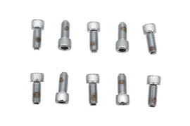 Allen Socket Cap Bolt Knurled Chrome 1/4 inch x 5/8 inch