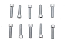 Allen Socket Cap Bolt Knurled Chrome 1/4 inch X 1 inch