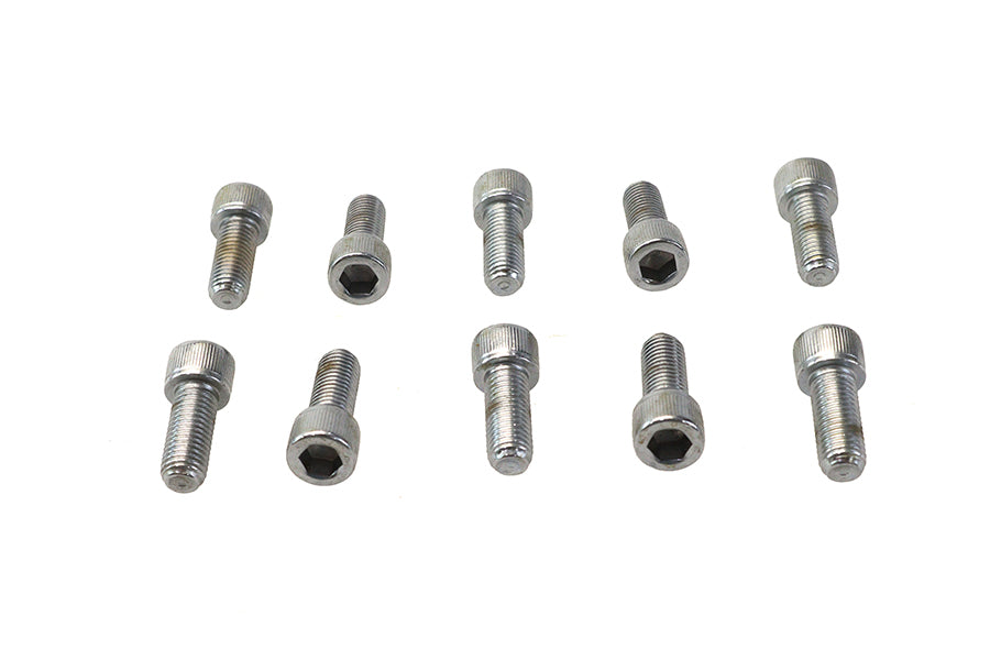 Allen Socket Cap Bolt Knurled Chrome 5/16 inch X 3/4 inch