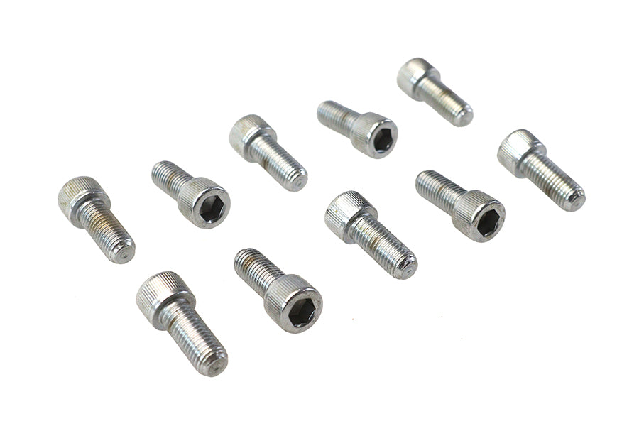 Allen Socket Cap Bolt Knurled Chrome 5/16 inch X 3/4 inch