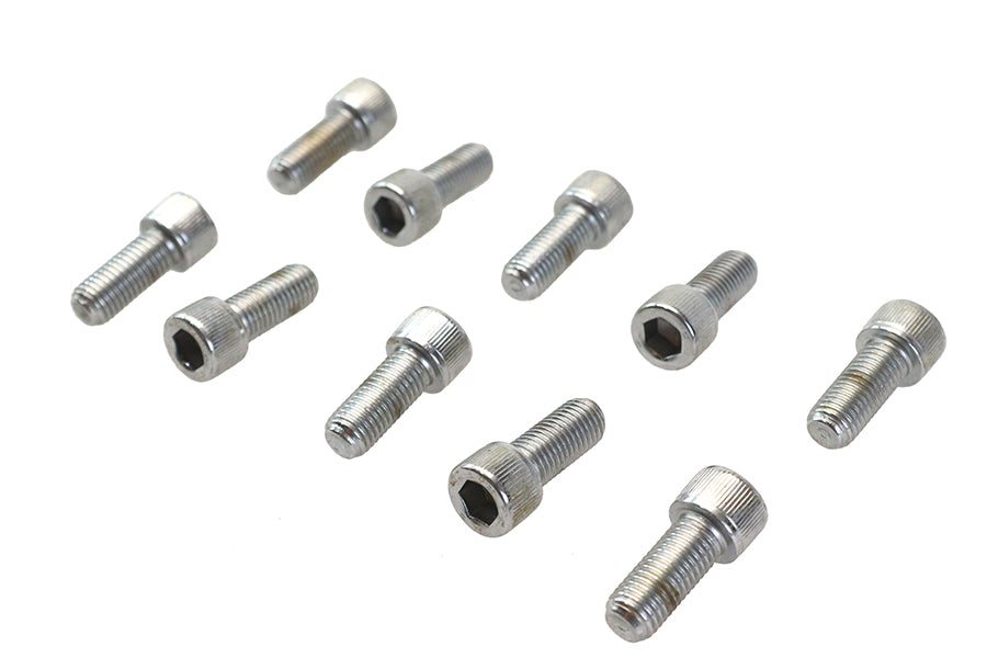 Allen Socket Cap Bolt Knurled Chrome 5/16 inch X 3/4 inch