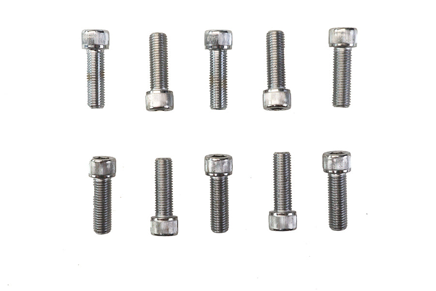 Allen Socket Cap Bolt Knurled Chrome 5/16 inch X 1 inch