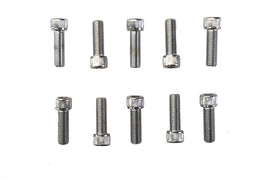 Allen Socket Cap Bolt Knurled Chrome 5/16 inch X 1 inch