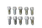 Allen Socket Cap Bolt Knurled Chrome 3/8 inch-24 X 3/4 inch