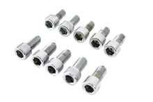 Load image into Gallery viewer, Allen Socket Cap Bolt Knurled Chrome 3/8 inch-24 X 3/4 inch