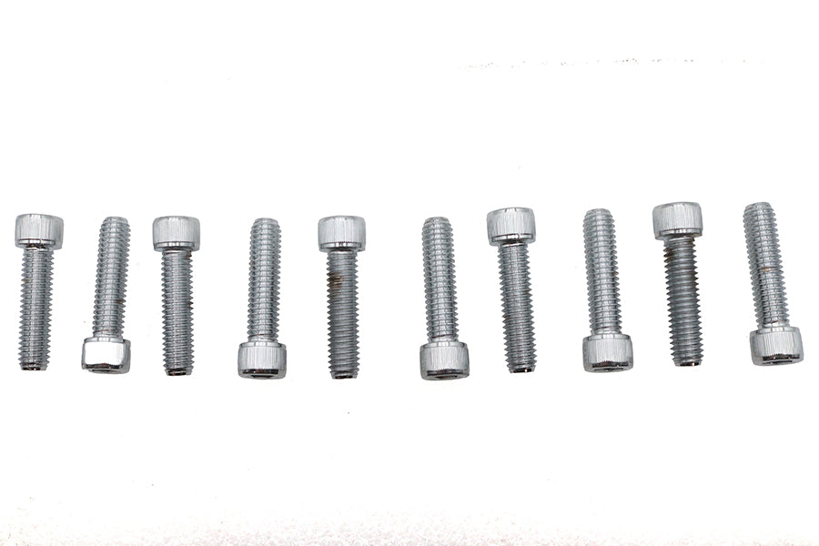 Allen Socket Cap Bolt Knurled Chrome 3/8 inch X 1-1/2 inch